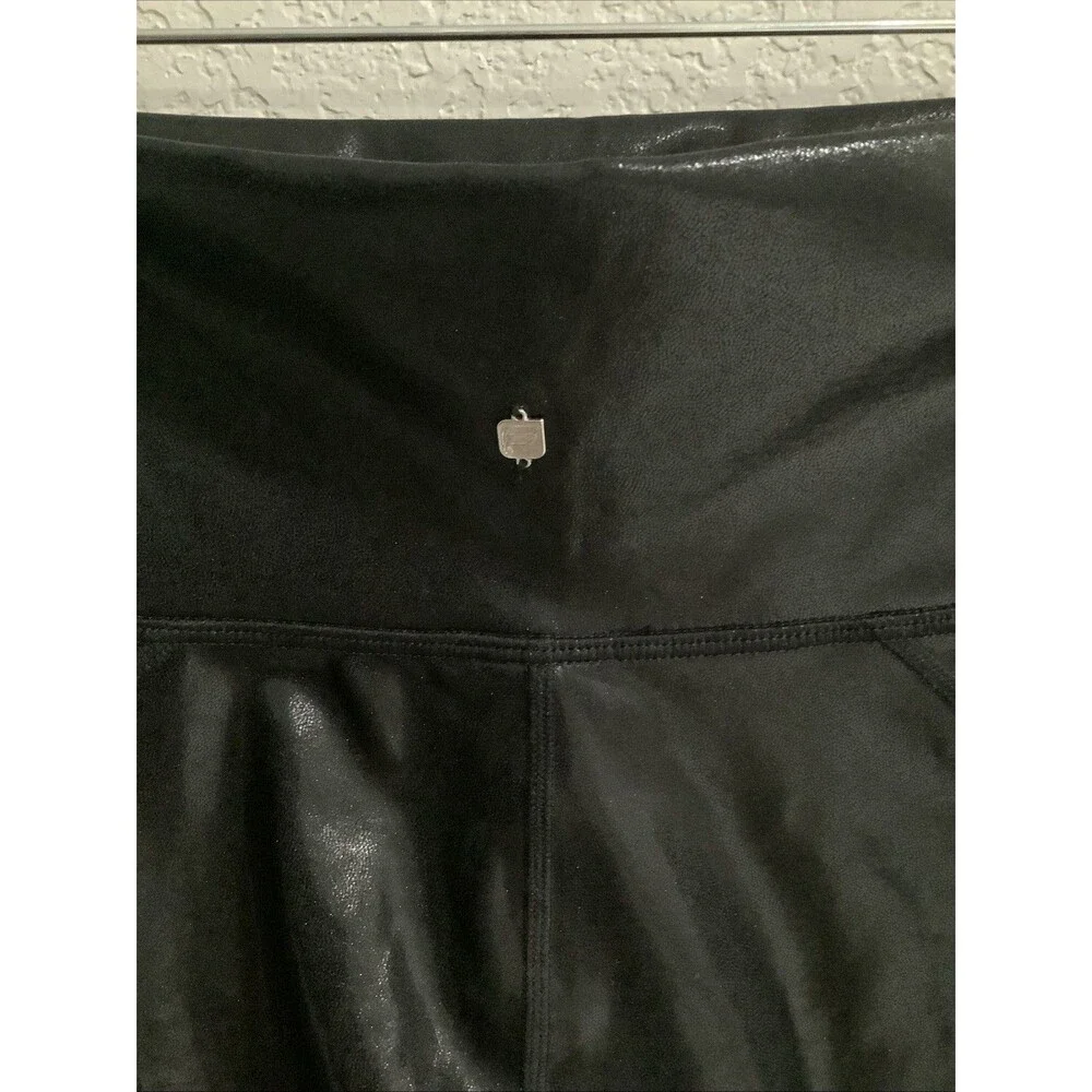 FABLETICS High-Waisted Foil BLACK Leggings SZ S NWT - Picture 9 of 10